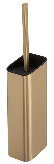 Geesa Shift Brushed Gold Szczotka do WC i uchwyt Złoty 919911-07-06